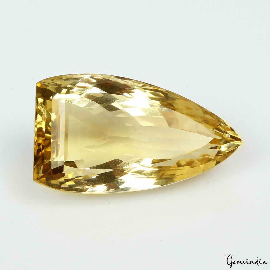 35.20 Ct. Natural Citrine Fancy Faceted Cut Loose AAA Quality Brazilian Gemstone