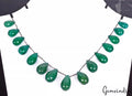 Quartz Beaded Strand, Color Enhanced, Green — 14mm to 20mm, 200.80 Ct, Brazil