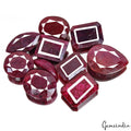 450 Ct/10 Pcs Natural African Red Ruby Mixed Cut Wholesale Loose Gem For Jewelry