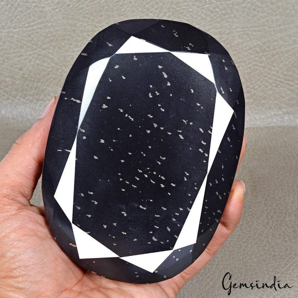 1.2 Kg Natural Untreated Gold Flake Obsidian Oval Cut Museum Size Loose Huge Gem
