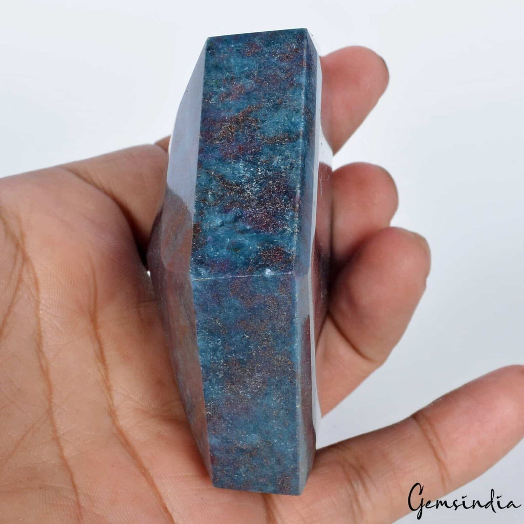 Ruby Kyanite Loose Gemstone, Untreated — 3.25x2.8x1.2 Inch, 1700 Ct (0.34 Kg), Madagascar