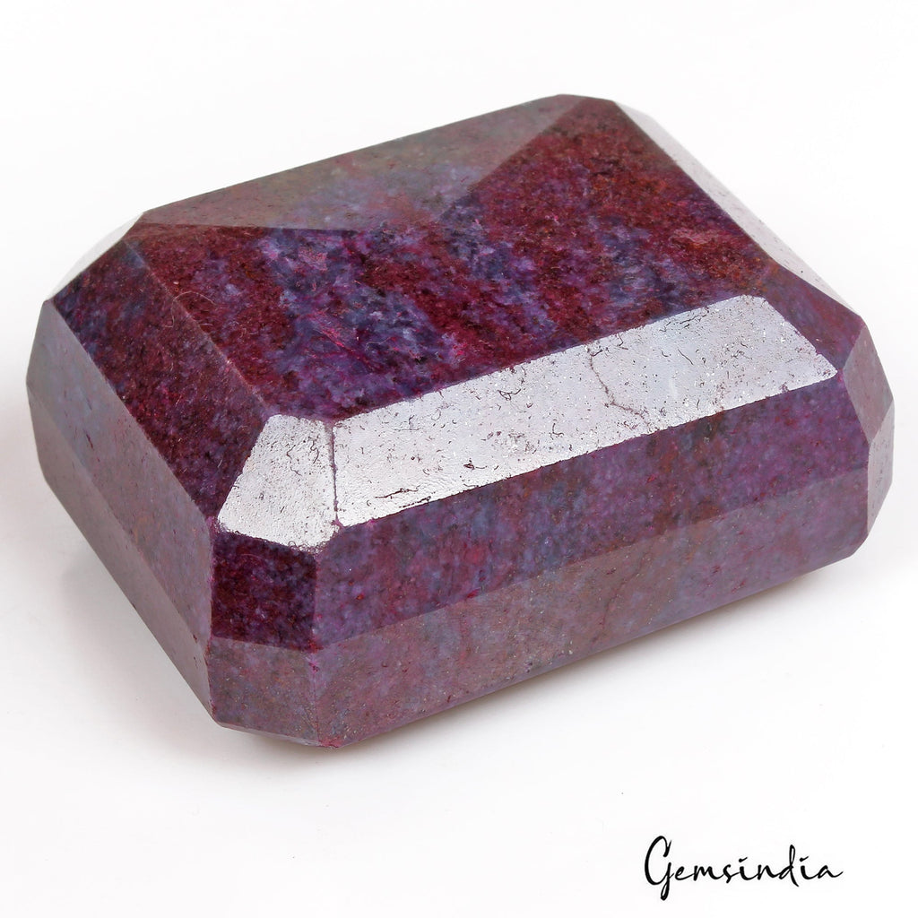 2340 Cts Natural African Red Ruby Octagon Cut Earth Mined Loose Huge Size Gem