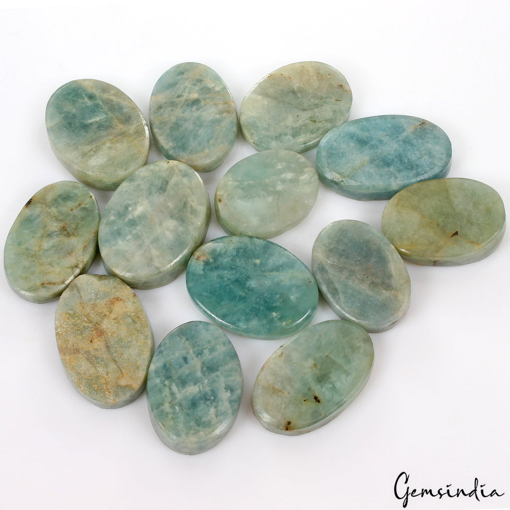 1440 Ct/13 Pcs Natural Aquamarine Druzy Mixed Cabochon Loose Untreated Gemstones