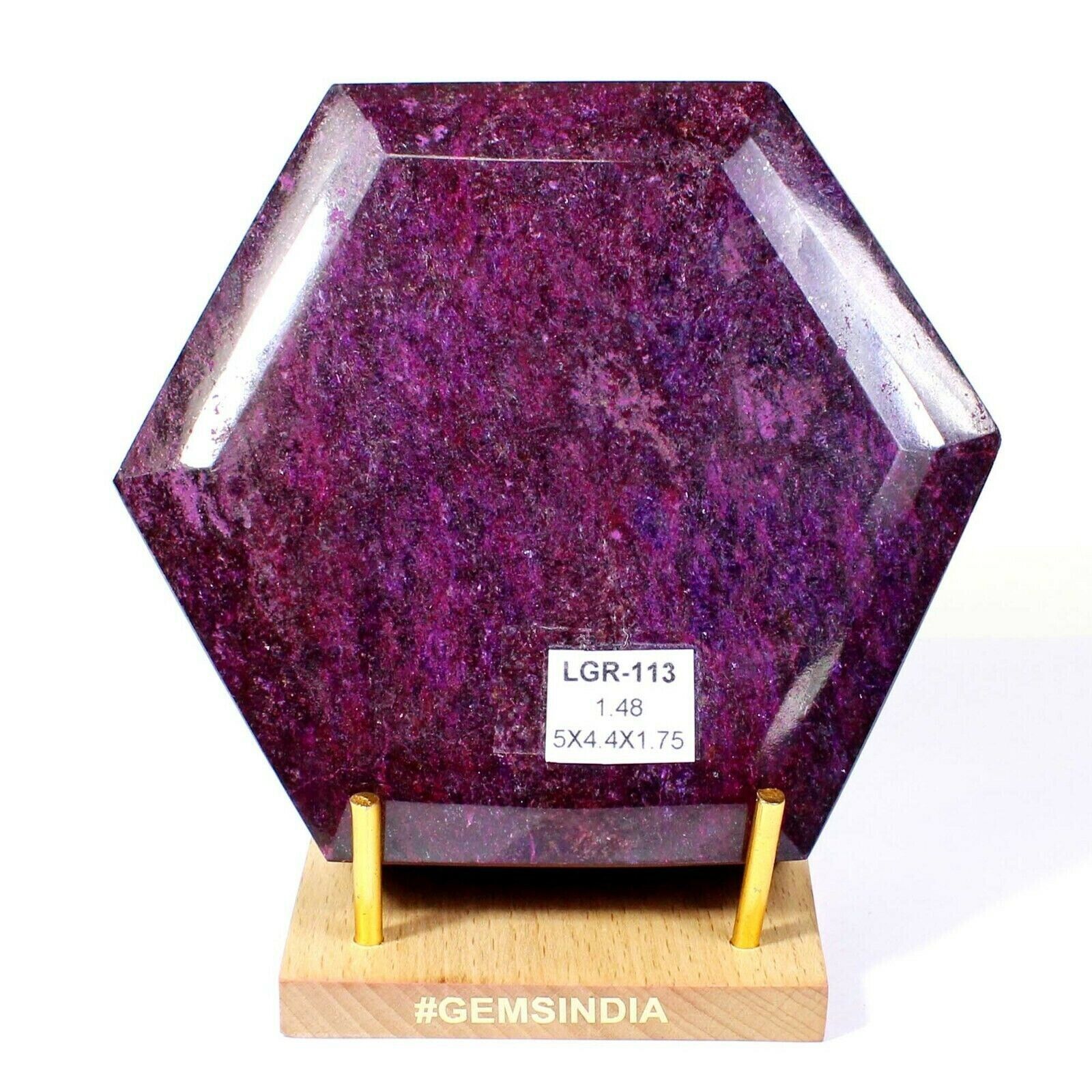7400 Cts ~ 100% Natural Top Red Ruby Madagascar Hexagon Cut Museum Size Gemstone