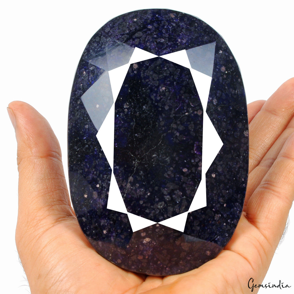 MUSEUM SIZE 4580 Ct Natural Blue Sapphire Oval Cut Loose Earth Mined Gemstone