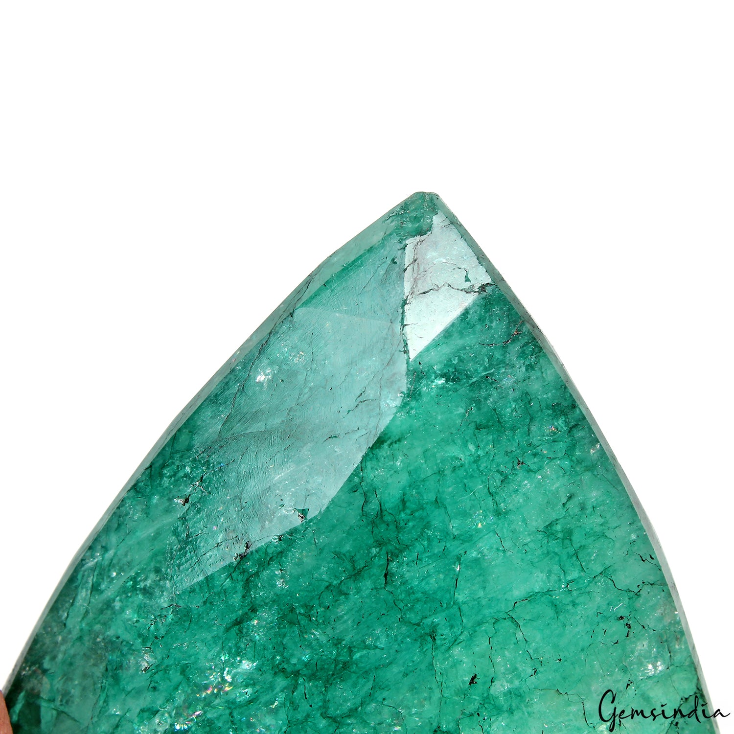 Emerald Loose Gemstone, Green — 72 x 55 x 37 mm, 900 Ct, Brazil