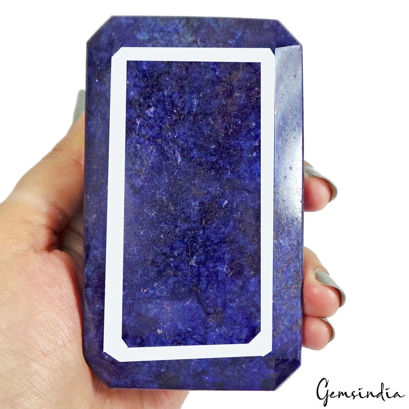 Museum Size 3700 Ct Natural Blue Sapphire Octagon Cut Loose Earth mined Huge Gem