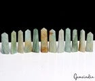 550 Cts/12 pcs Natural Green Aventurine Quartz Obelisk Crystal Wand Point Gems