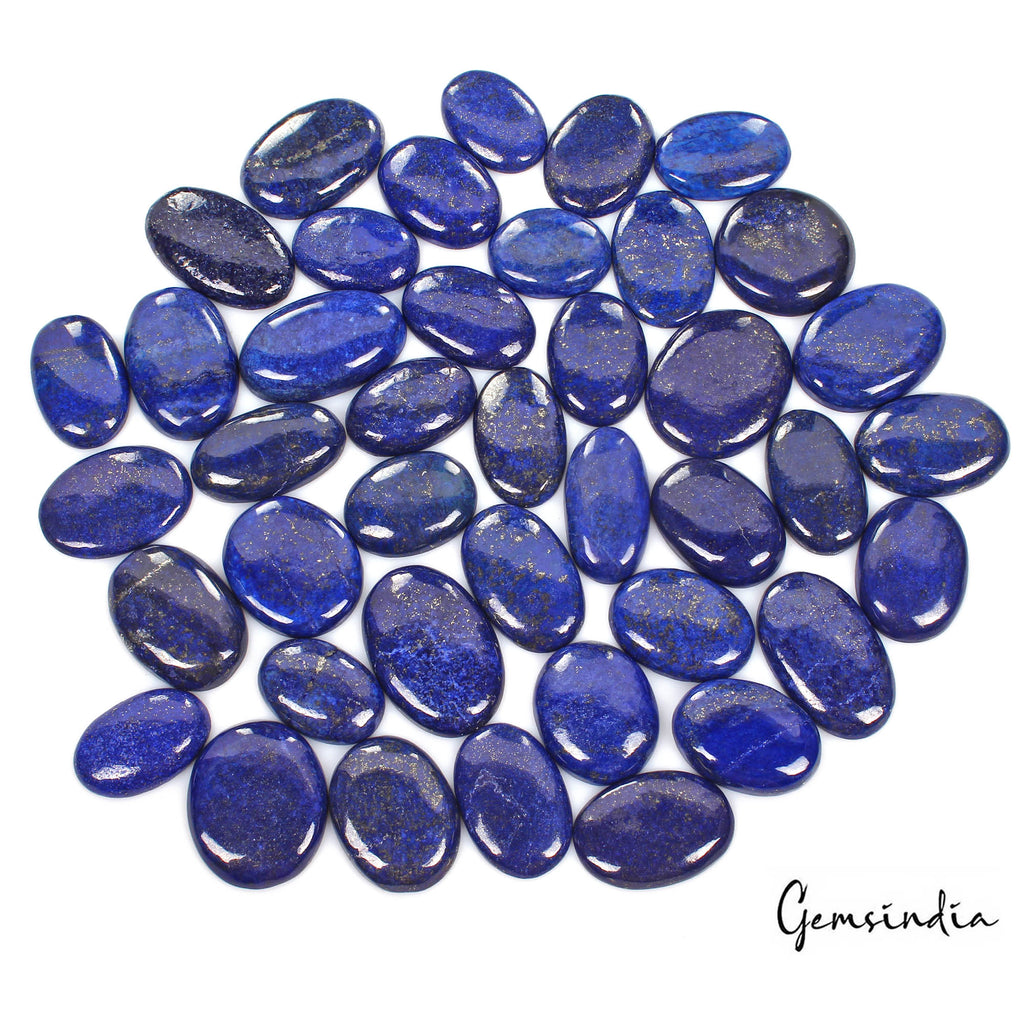 2500 Cts/41 Pcs Natural Blue Lapis Lazuli MIx Cab Loose Wholesale Gemstones Lot
