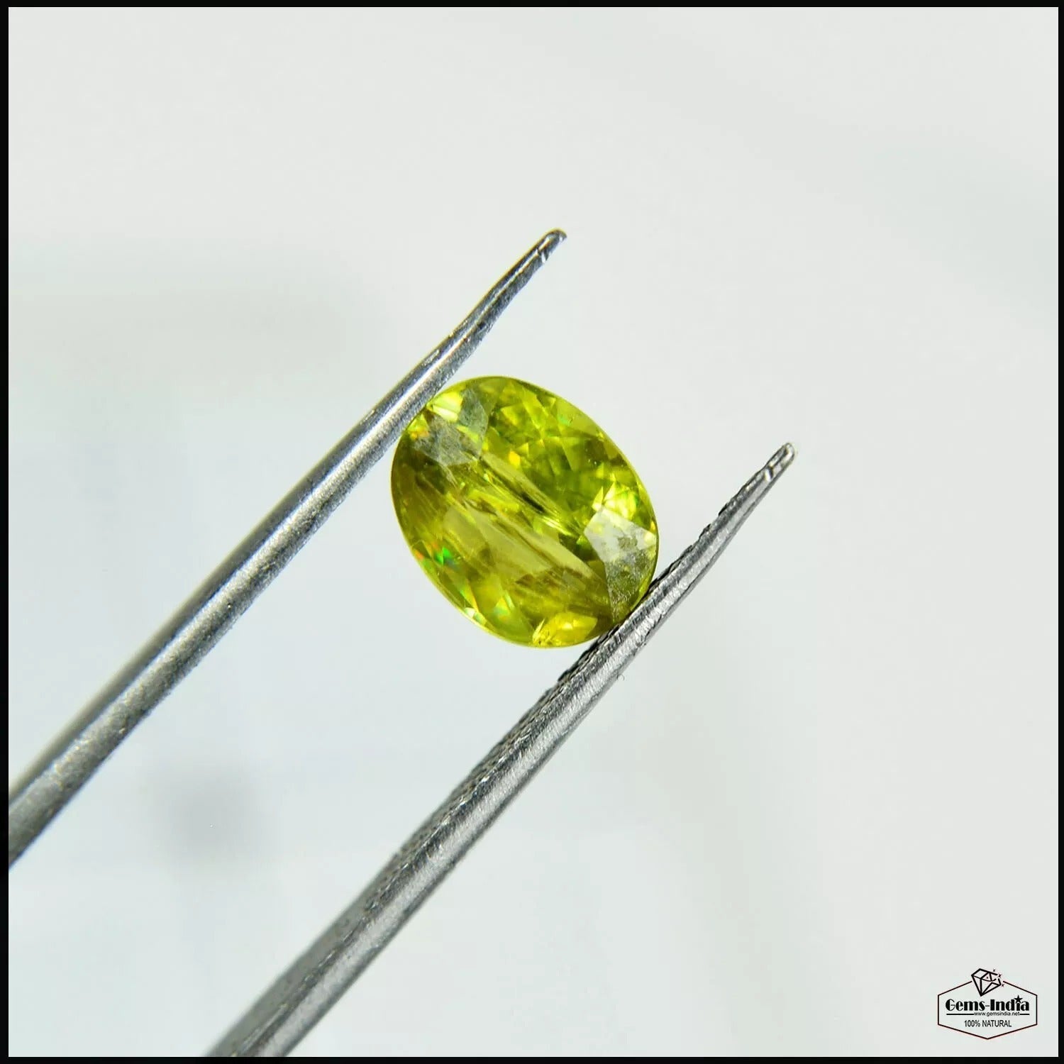 Certified 1.50Ct Natural Green Peridot Oval Cut Untreated Pakistan Gems 7*6*5mm