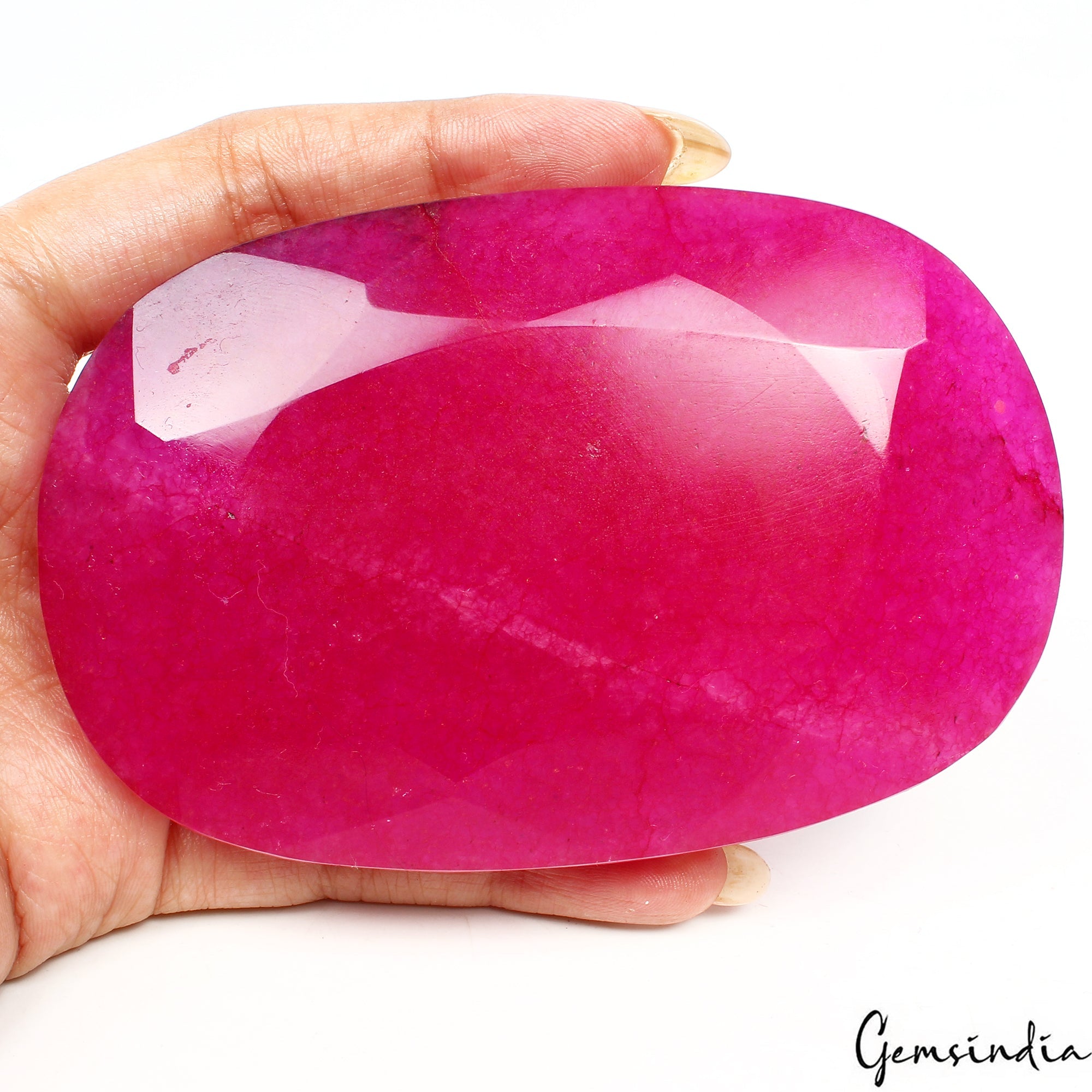 1370 Carat Natural Pink Quartz Oval Faceted Museum Size Loose Nice Cut Gemstone