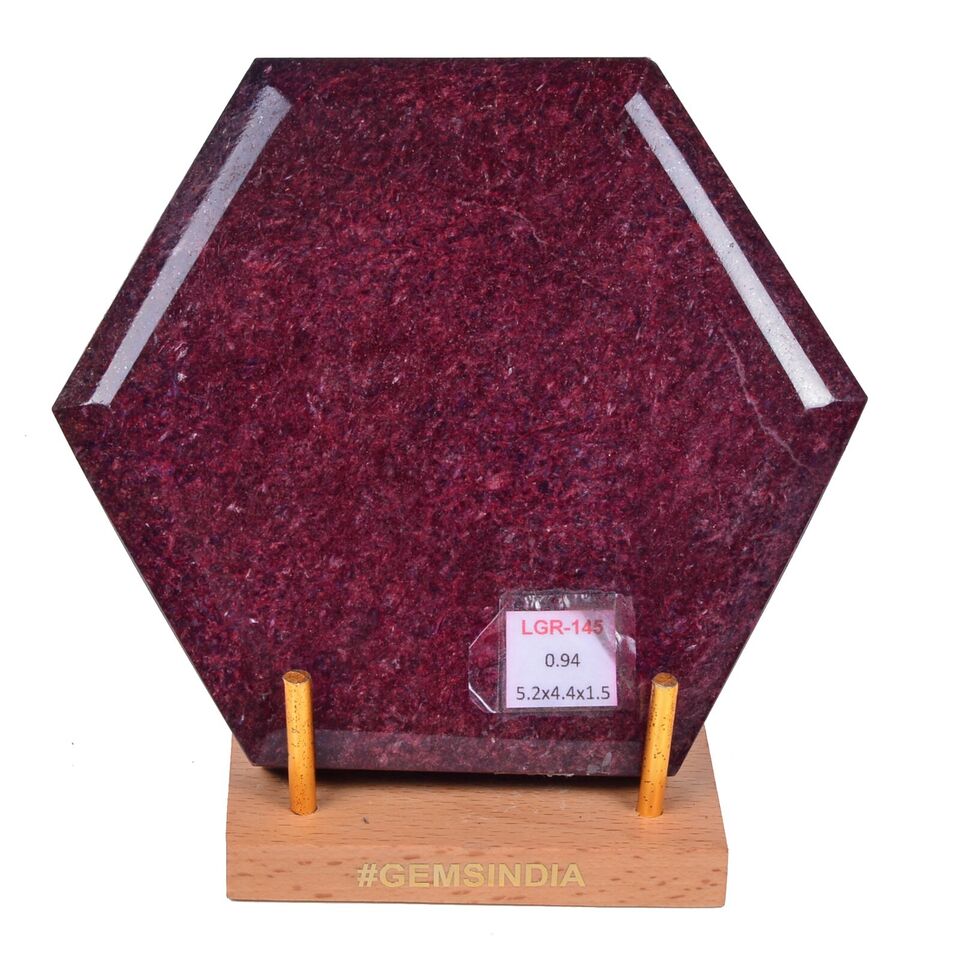 Huge 4700 Cts Natural Dark Red Ruby Hexagon Cut Museum Size Earth mined Rare Gem