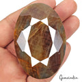 830 Ct Natural Untreated Brown Blue Sapphire Oval Faceted Earth Mined Gemstone