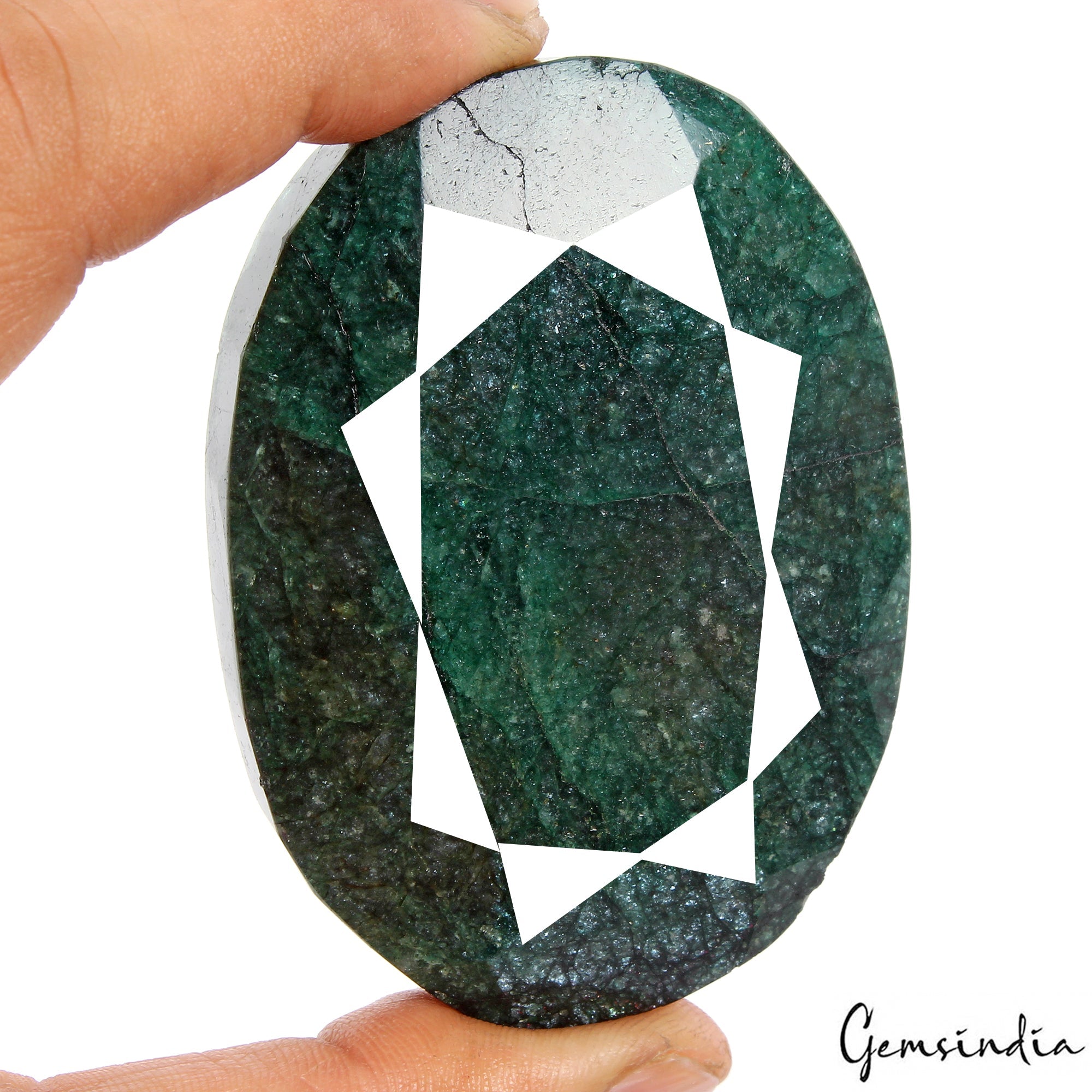 660 Ct Natural Green Brazilian Emerald Oval Cut Huge Museum Size Loose Gemstone