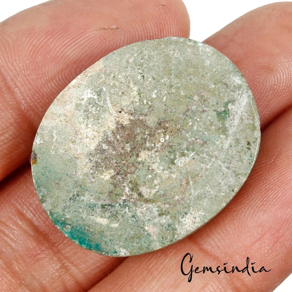 Natural Green Turquoise Designer Turquoise Oval Cabochon 43.00 Ct Loose Gemstone
