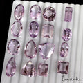 Natural 217.70 Ct Lavender Amethyst Mix Cut Loose Certified Gemstones 16 Pcs Lot
