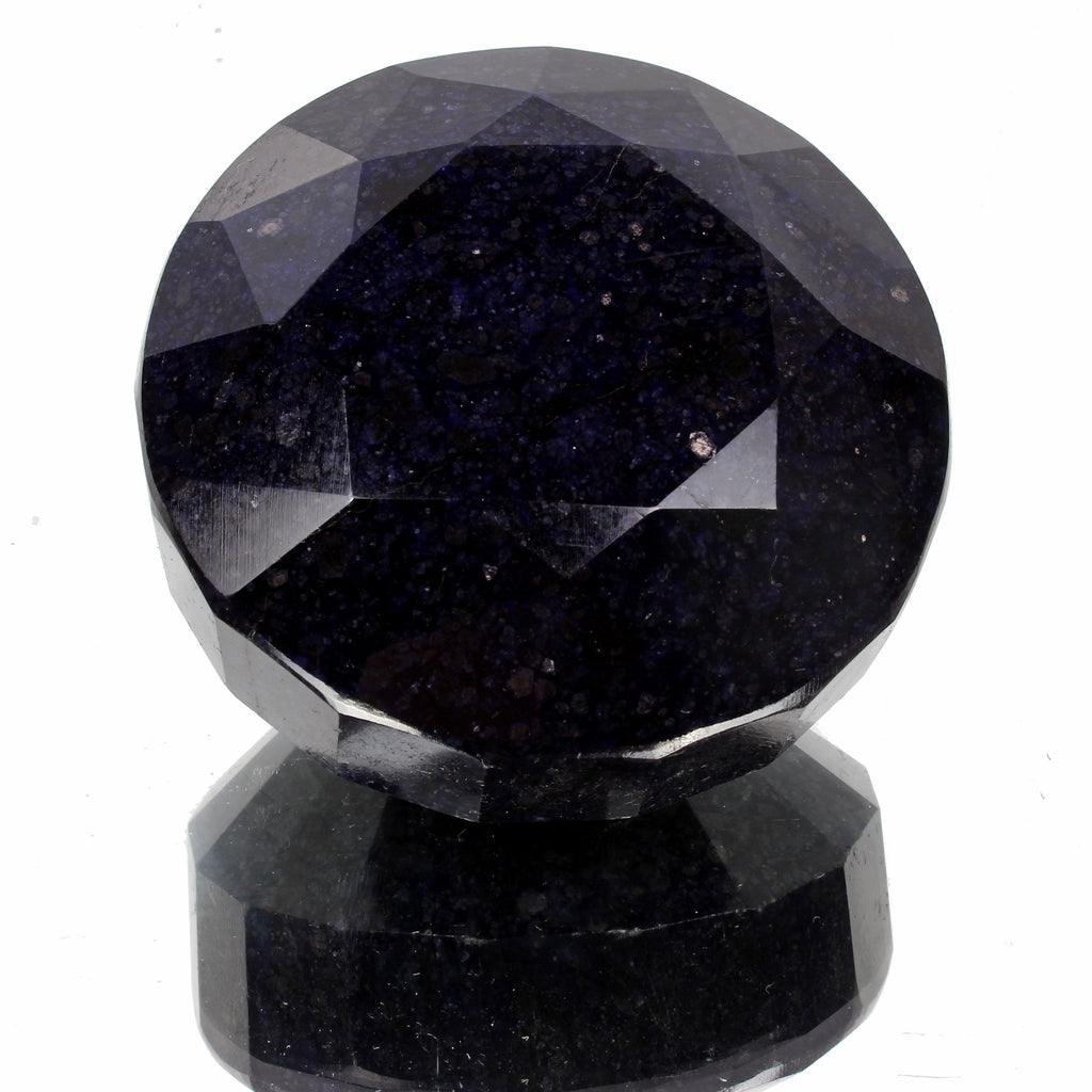Natural Blue Round Cut Faceted Earth Mined Museum Size Sapphire 2080 Ct Gemstone