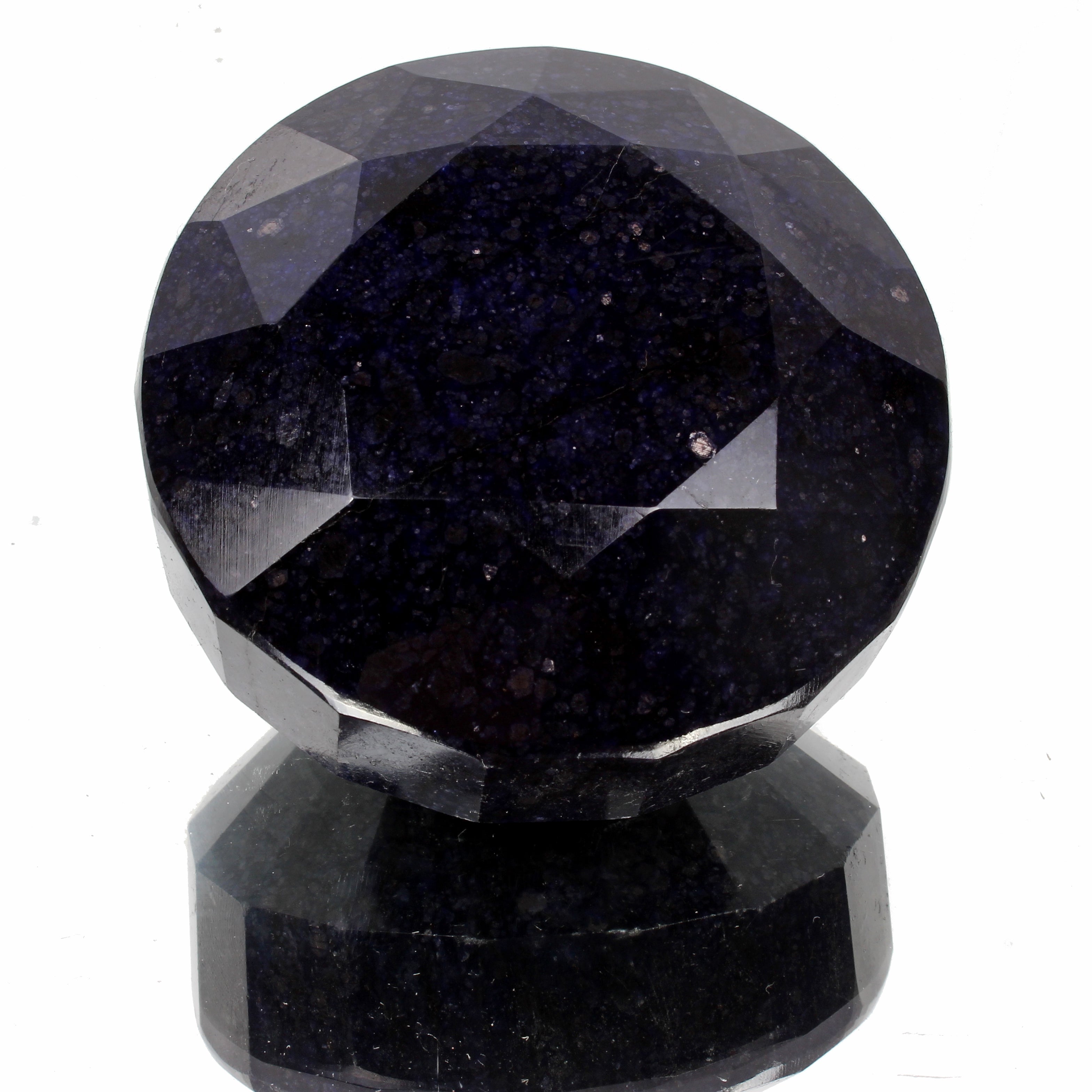 Sapphire Loose Gemstone, Color Enhanced, Blue — 71 x 71 x 41mm, 2080 Ct, Madagascar