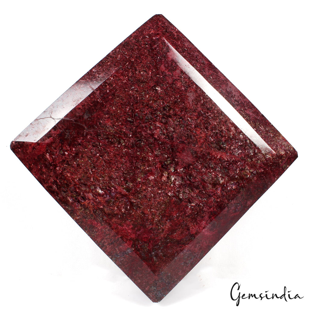 RARE 7.2 Kilo Natural HUGE Red Ruby Museum Grade Octagon Cut Loose Gemstone