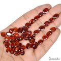 149.00 Ct Natural Untreated Hessonite Garnet Oval Cut Faceted 8-10mm Loose Gems