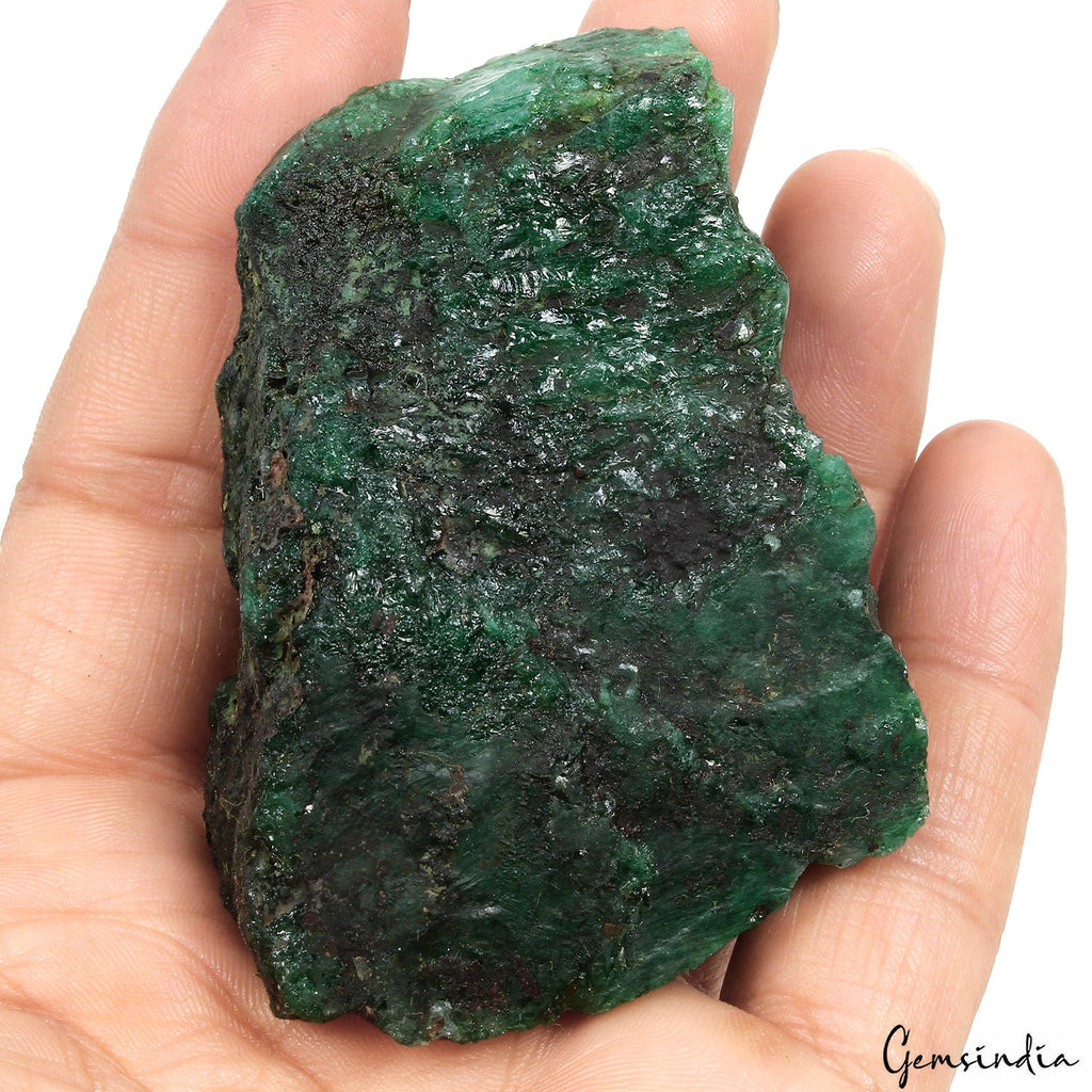 Natural Healing Crystal Uncut Raw Rock Rough Green Brazilian 720 Ct Loose Gems