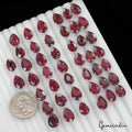 250.00 Ct Natural Red Ruby Pear Cut Loose Wholesale Gems Lot 44 Pcs For Jewelry