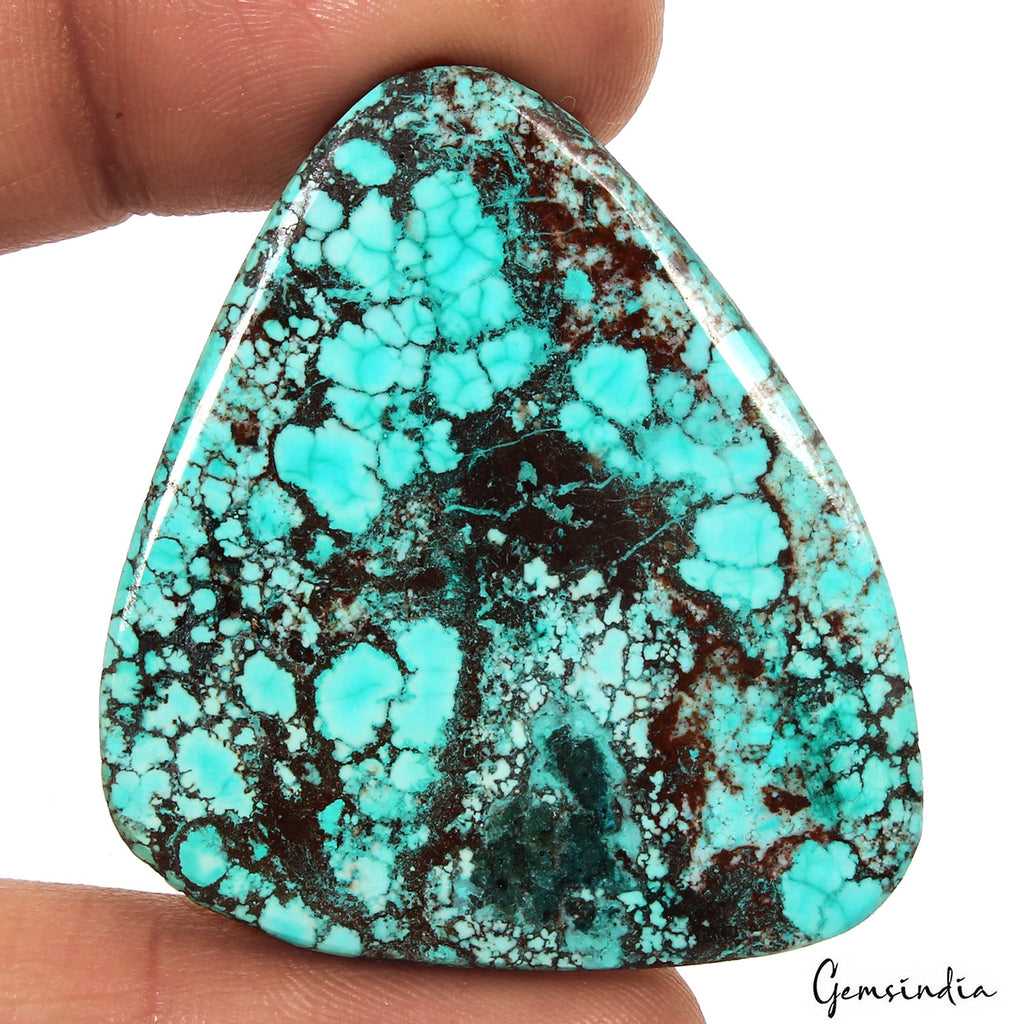 78.80 Ct Natural Arizona Blue Turquoise Fancy Cab Loose Gems From United State