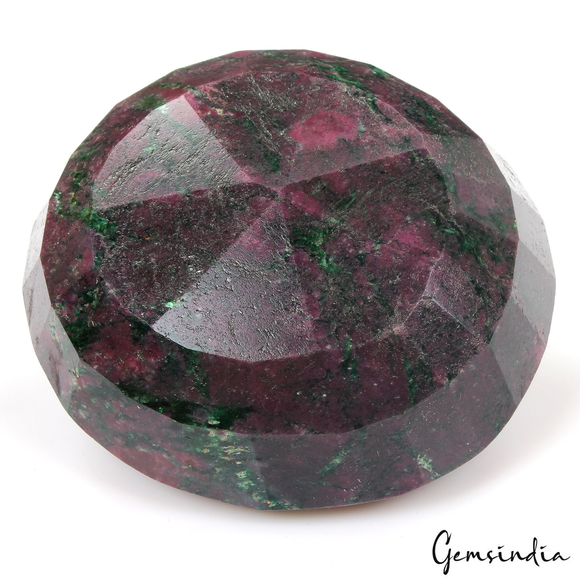 480 gram Unheated Natural Ruby Zoisite Oval Cut Loose Museum Size Gemstone