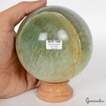 Aventurine Sphere, Green — 4 Inch in diameter, 1.4 Kg (7000 Ct), Madagascar