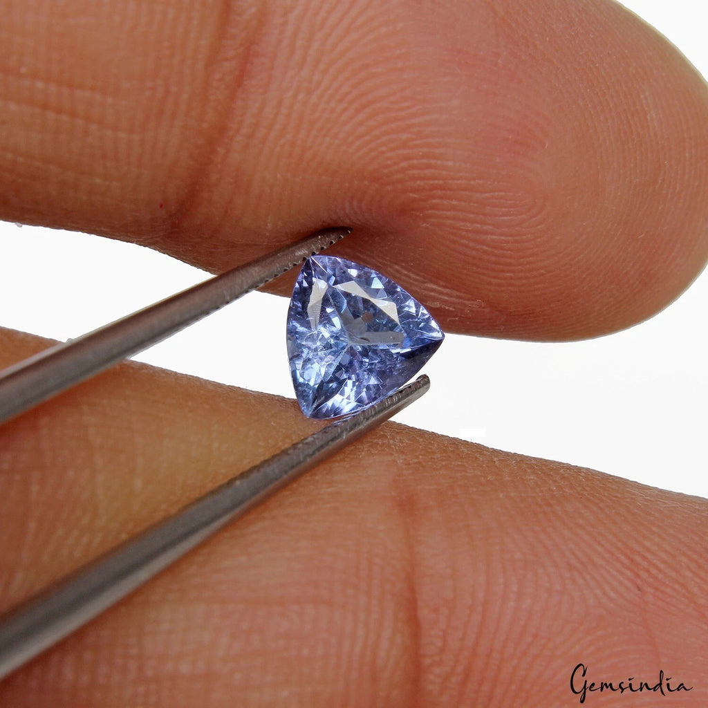 Tanzanite Loose Gemstone, Untreated, Blue — 6x6x4 mm, 0.80 Ct, Tanzania