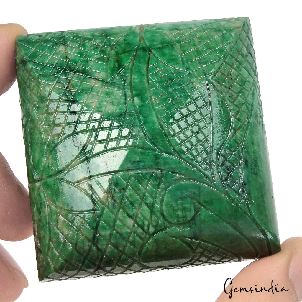 1000 Ct Natural Green Emerald Rectangular Cut Brazilian Earth Mined Loose Gems