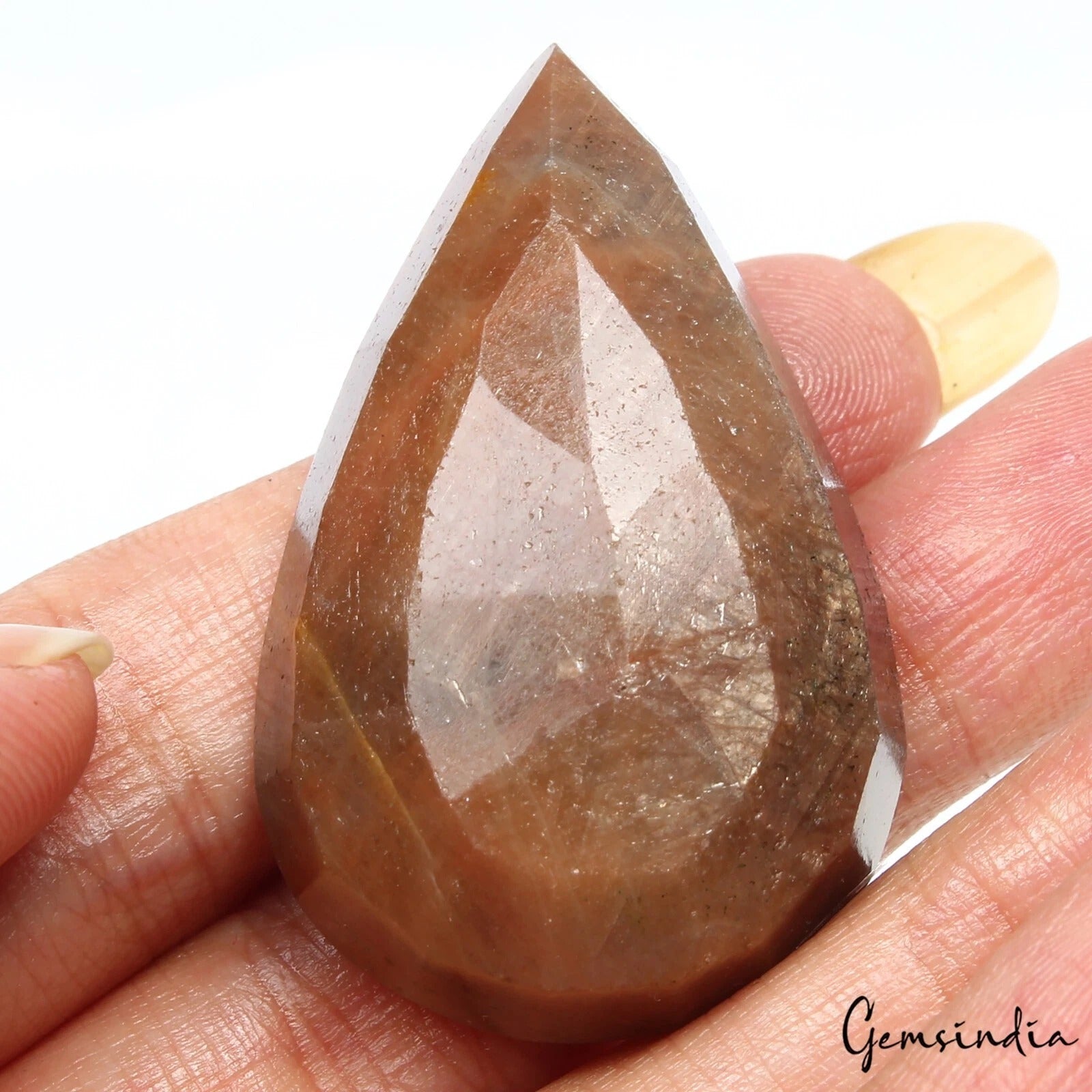 Sapphire Loose Gemstone, Untreated, Brown — 44 x 28 x 15mm, 176.40 Ct, Madagascar