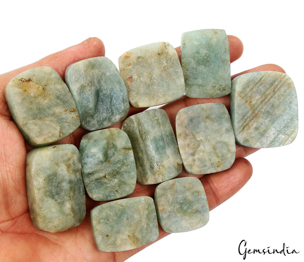 900 Cts/11 Pcs Natural Untreated Green Blue Aquamarine Uncut Druzy Rough Gems