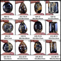 3260 Ct/12Pcs Natural Untreated Brown Black Blue Sapphire Mix Cut Wholesale Gems