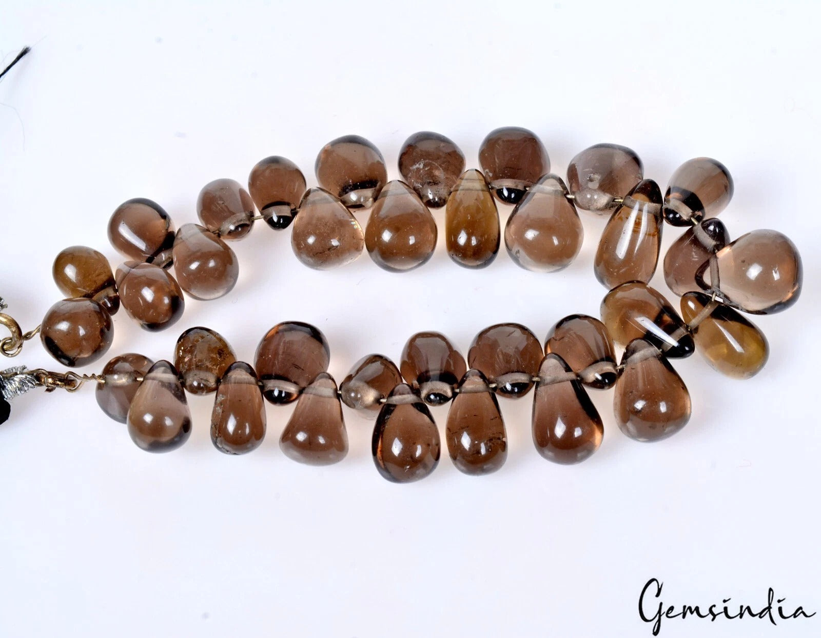 Smoky Quartz Loose Gemstone, Untreated — 7mm to 11mm, 110 Ct, Madagascar