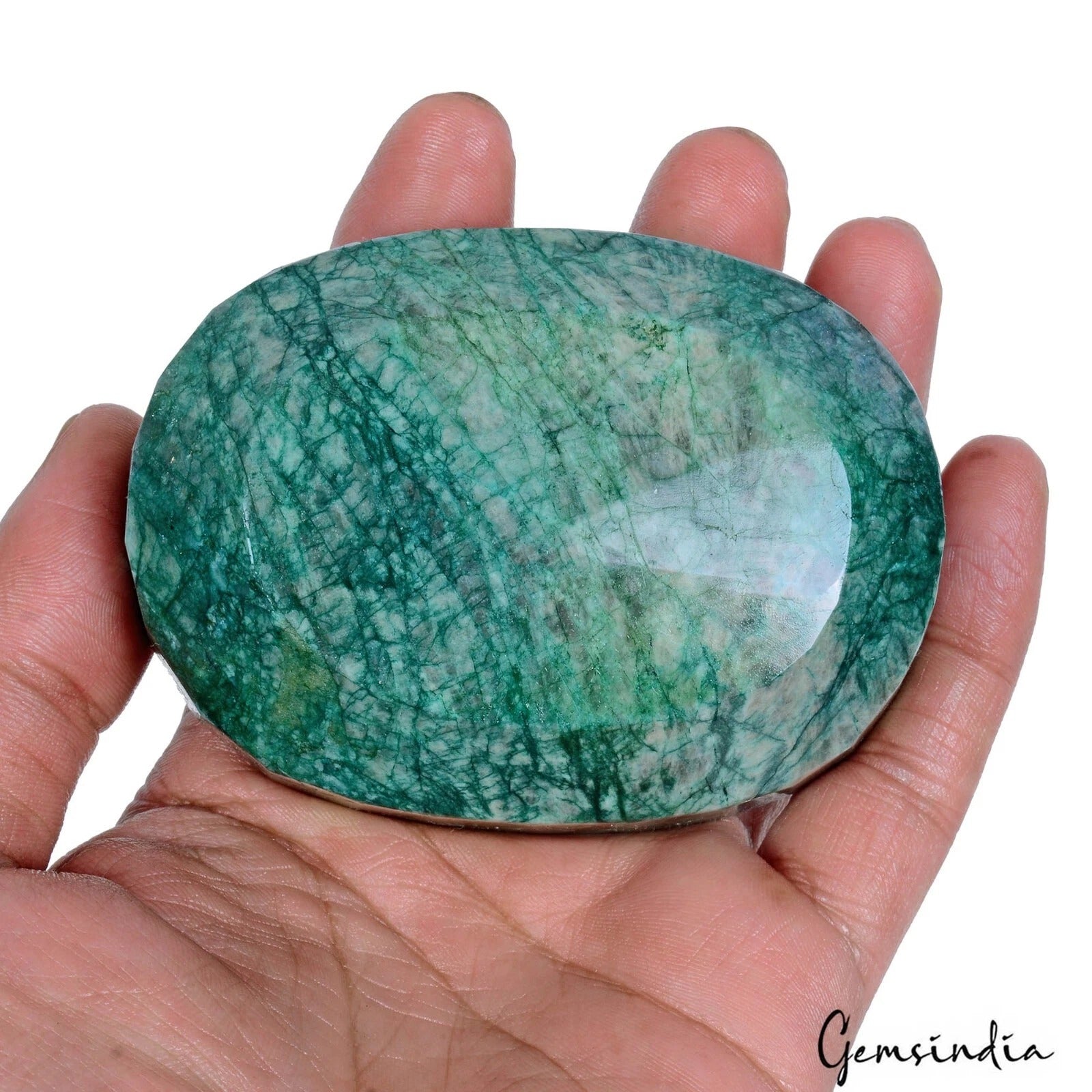 Emerald Loose Gemstone, Green — 86 x 63 x 38mm, 1900 Ct, Brazil