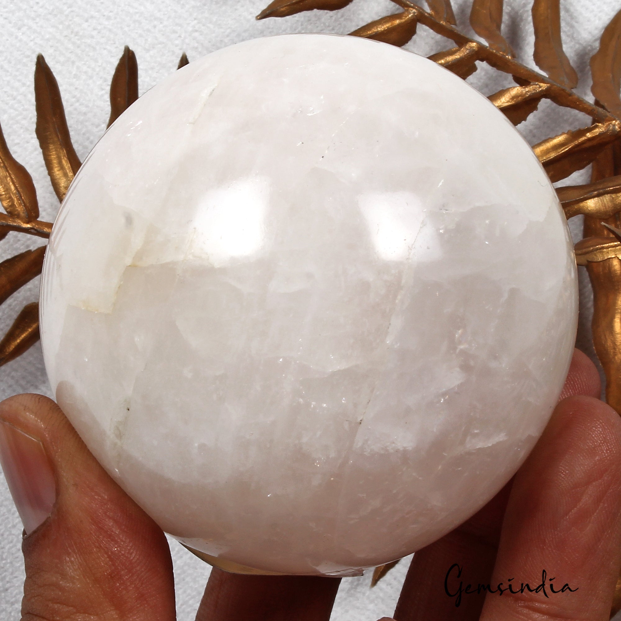 2250 Ct Natural Pink Rose Quartz Healing Crystal Mineral Sphere Gems With Stand