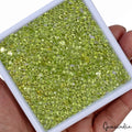 Natural Peridot Round Cut 4mm Calibrated Green Gemstones Wholesale Lot 400 Pcs