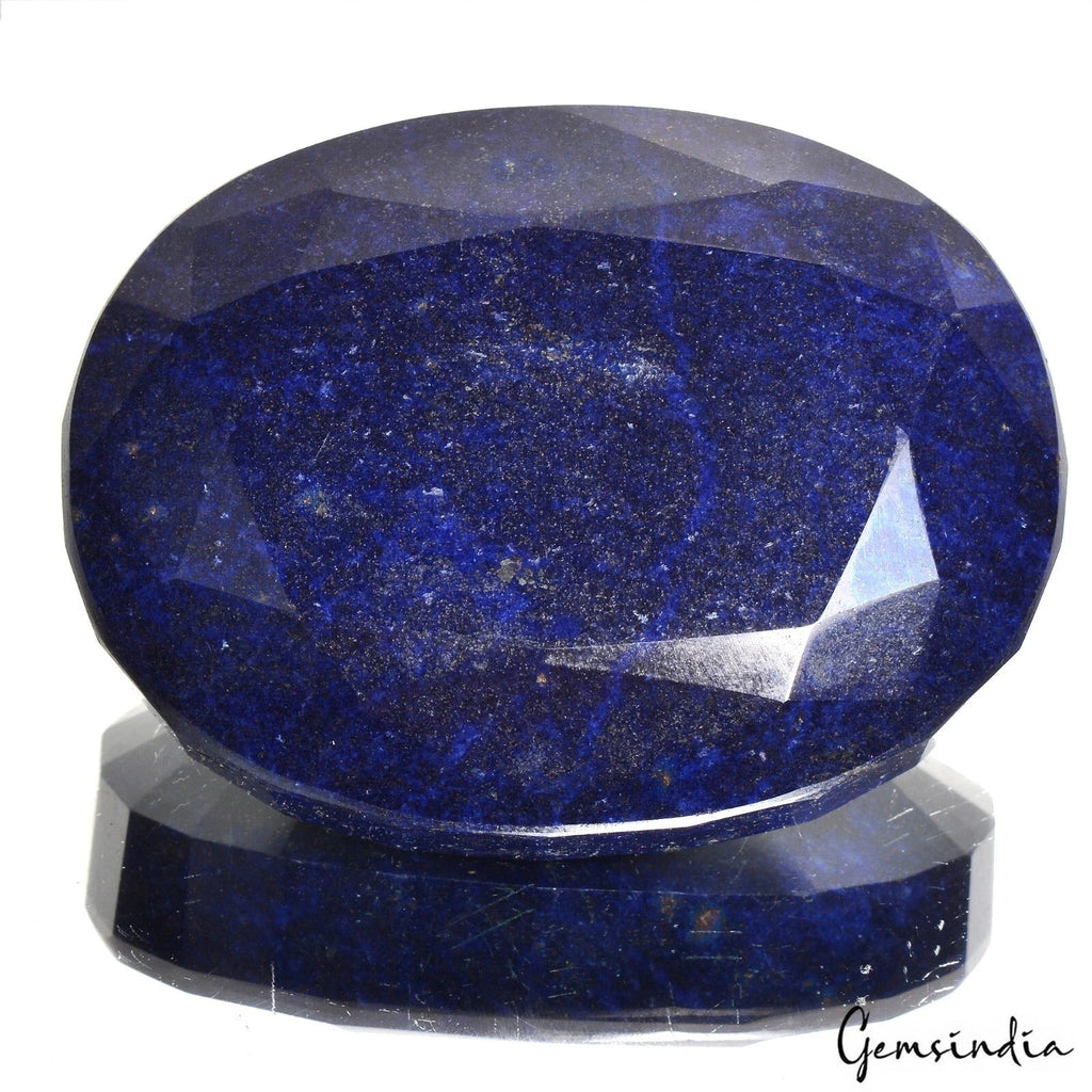 Museum Size 2600 Cts Natural African Blue Sapphire Oval Faceted Huge Loose Gem