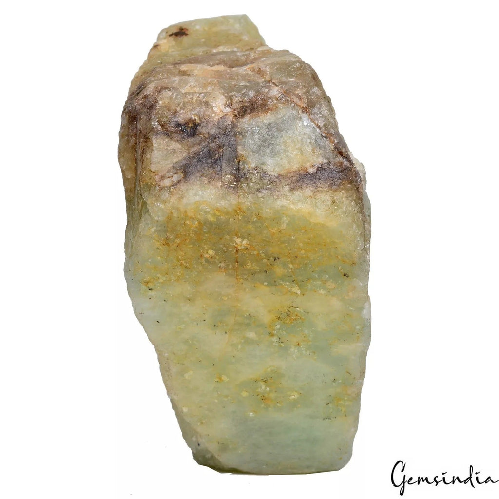 2.5kg Natural Raw Aquamarine Crystal Chunk - Massive Rough Green Beryl Specimen