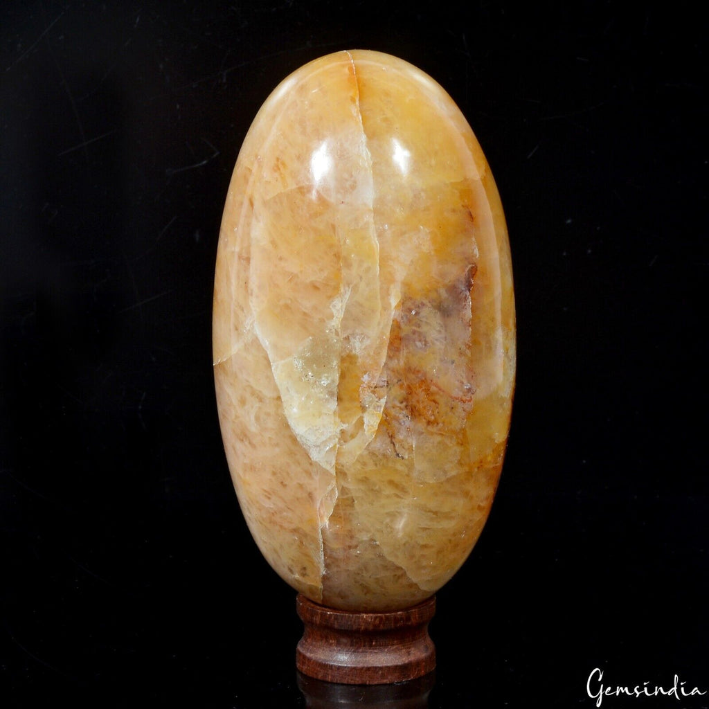 Big Natural Aventurine Stone Egg Oval Shape Healing Crystal Top Quality-530 Gram