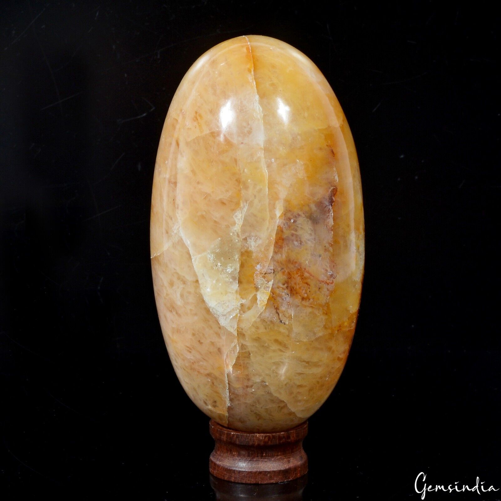 Big Natural Aventurine Stone Egg Oval Shape Healing Crystal Top Quality-530 Gram
