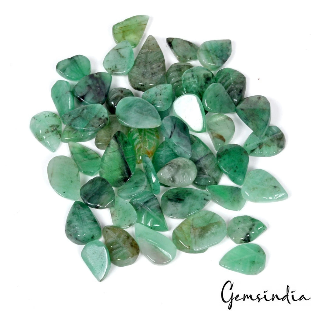 Emerald Loose Gemstone, Green — 06mm to 13mm, 50.00 Ct, Brazil