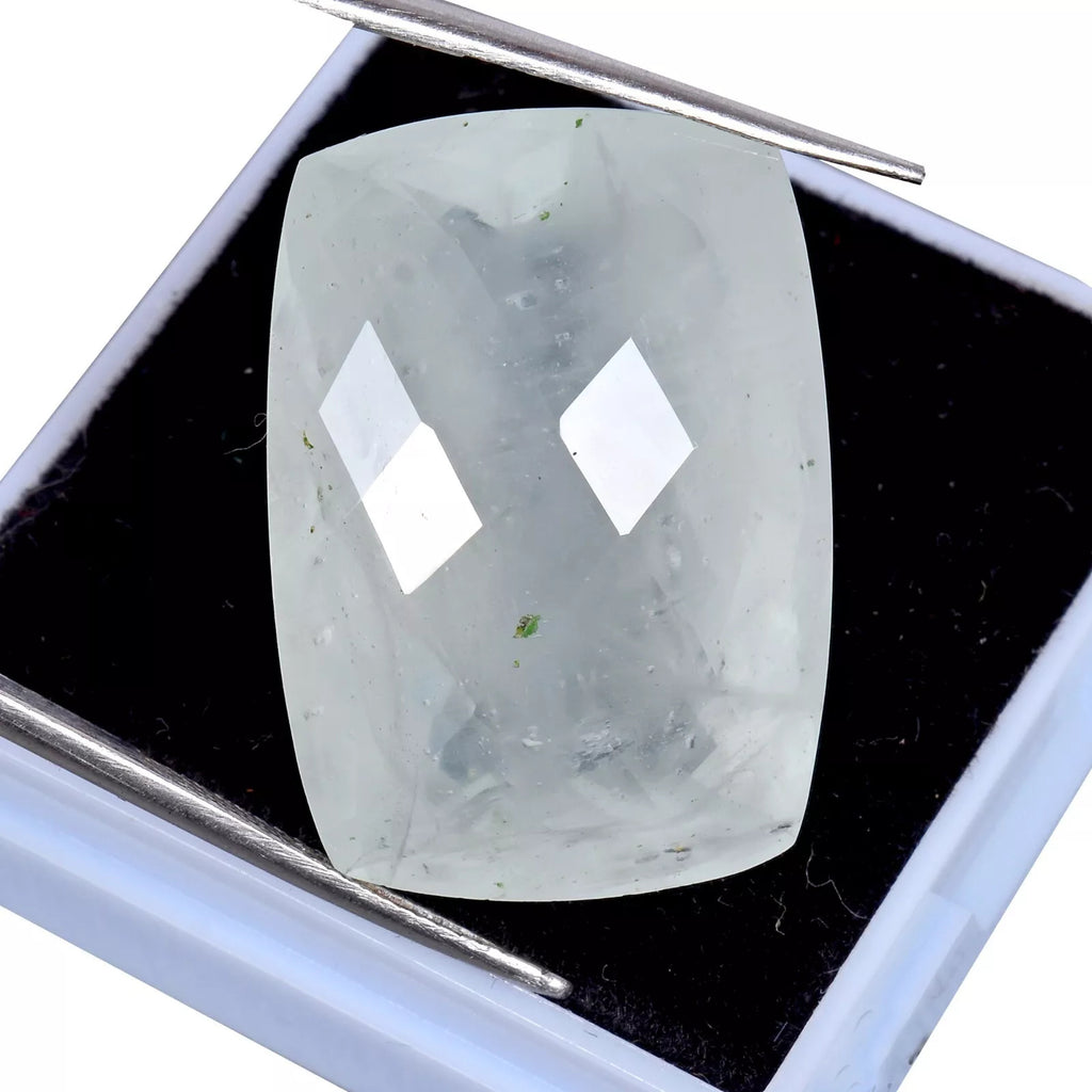 Aquamarine Loose Gemstone, Untreated — 28x20x13 mm, 50.20 Ct, Brazil