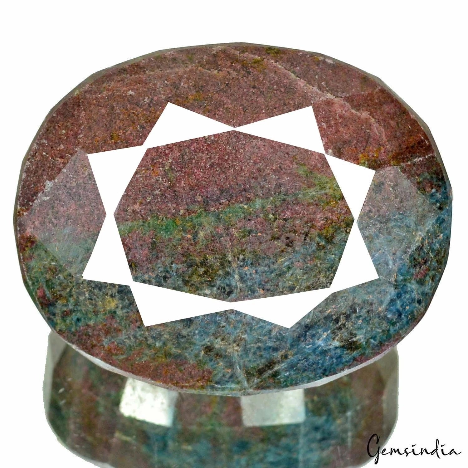 2700 Ct Natural Untreated Bi Color Ruby Kyanite Oval Museum Size Earth Mined Gem
