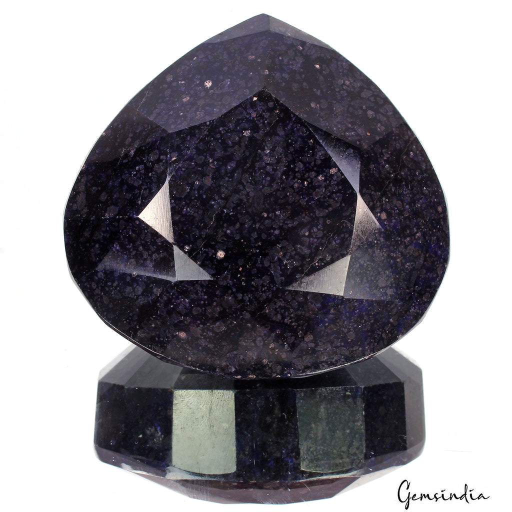 Blue Sapphire Loose Gemstone, Color Enhanced — 71 x 75 x 42mm, 2060 Ct, Madagascar
