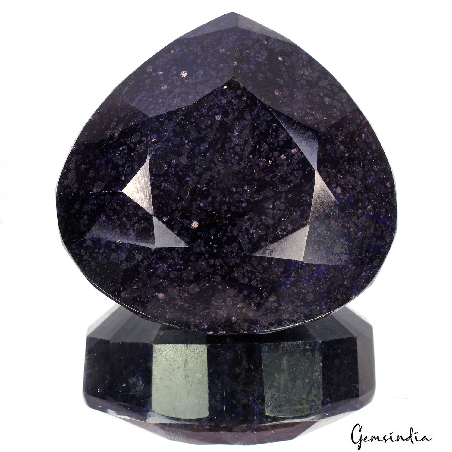 Blue Sapphire Loose Gemstone, Color Enhanced — 71 x 75 x 42mm, 2060 Ct, Madagascar