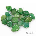 129.50 Ct/17 Pcs Natural Brazilian Green Emerald Pear 11mm-17mm Gems For Jewelry