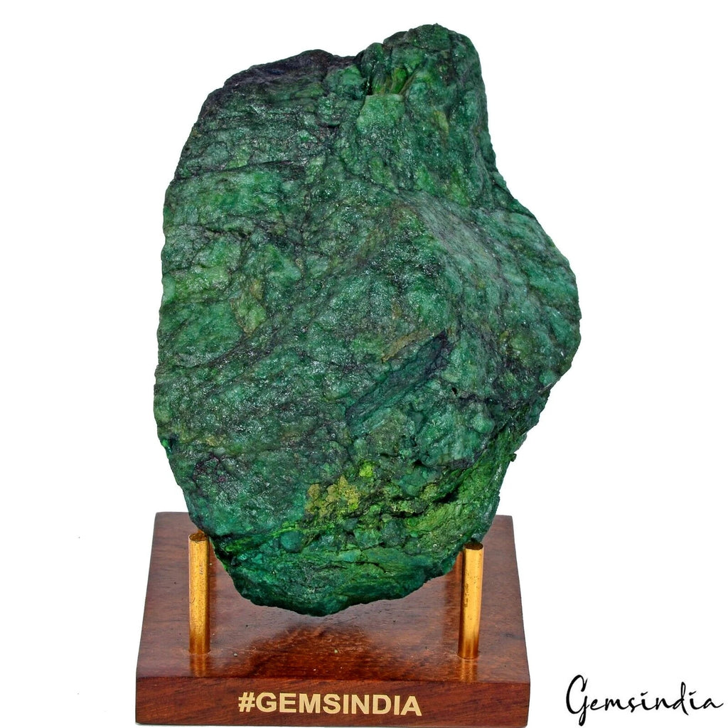 Emerald Rough Specimen, Color Enhanced, Green — 120x85x50 mm, 3050 Ct, Brazil