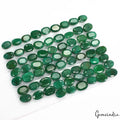 Certified 1000 Cts/69 Pcs Natural Zambian Dark Green Emerald Oval Cut Gems Lot